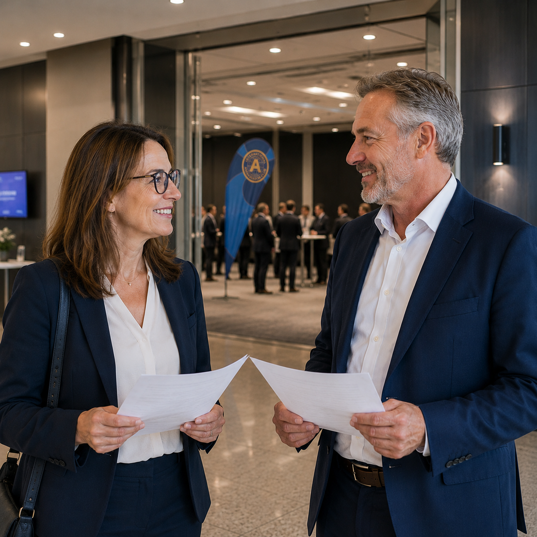 Mitglieder des Ambassador Club im freundschaftlichen Gespräch